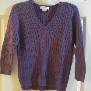 Bundle 3/$24. Michael Kors purple cable sweater